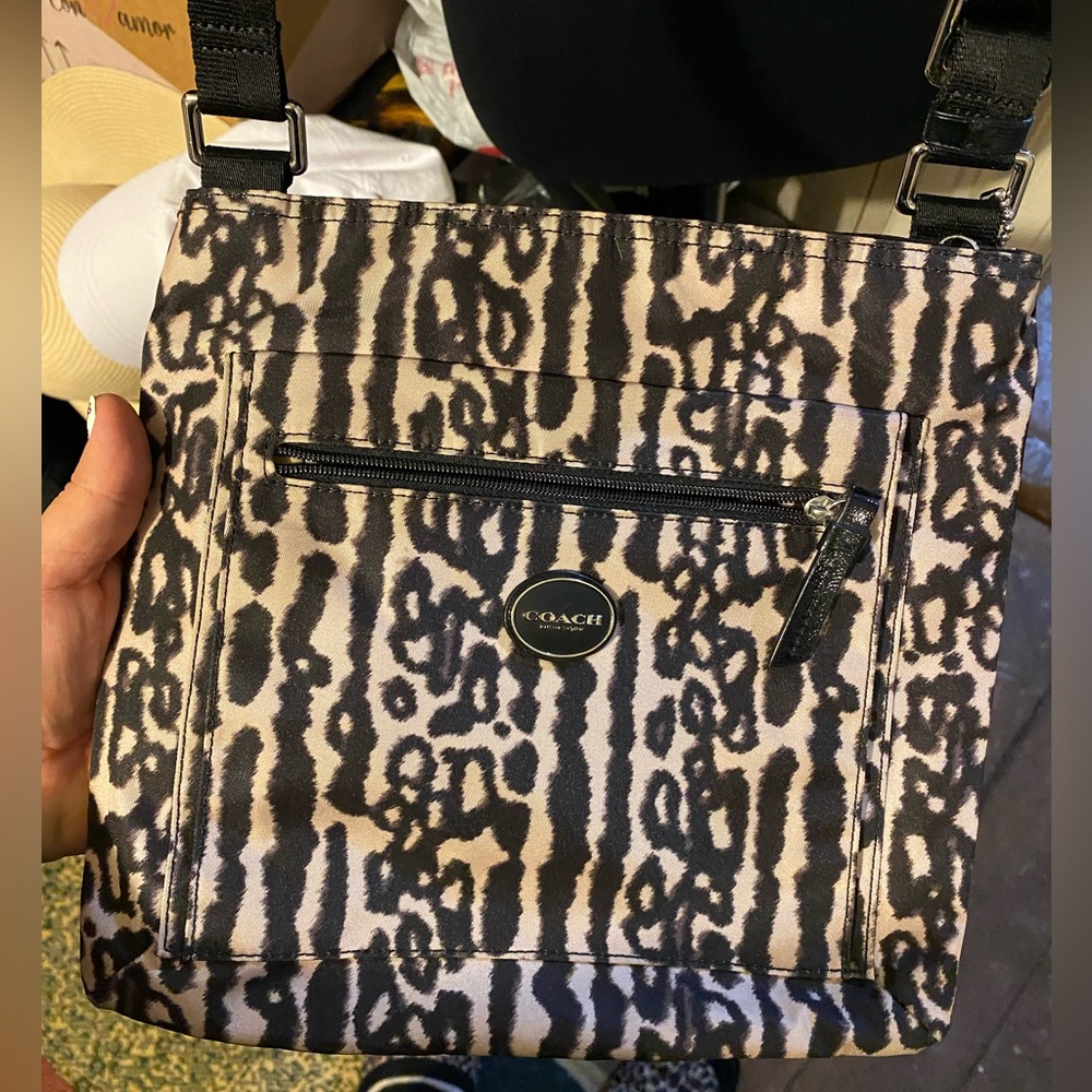 Coach Purse Crossbody - EUC Animal Print